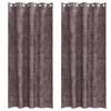 Tende in velluto VidaXL con tende 2 pezzi marrone 245 x 140 cm velluto