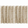 Vidaxl velvet gordijnen met gordijnen 2 pcs crème 140 x 140 cm fluweel