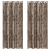 Vidaxl velvet gordijnen 2 pcs cappuccino 225 x 140 cm fluweel