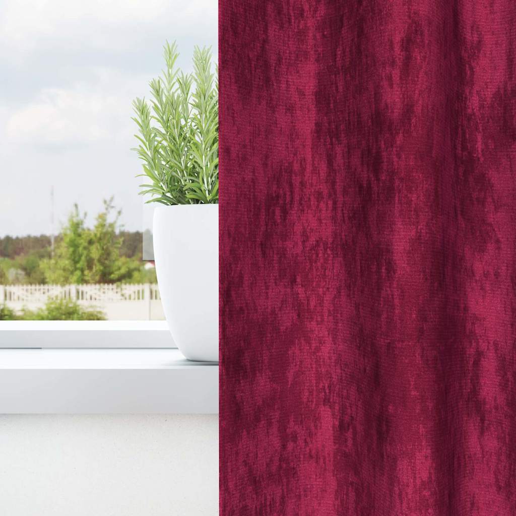 Tende in velluto VidaXL 2 pezzi rosso vino 175 x 140 cm velluto