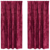 Tende in velluto VidaXL 2 pezzi rosso vino 175 x 140 cm velluto