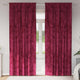 Tende in velluto VidaXL 2 pezzi rosso vino 245 x 140 cm velluto