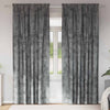 Vidaxl velvet gordijnen met gordijnen 2 pcs grijs 260 x 140 cm fluweel