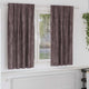 Tende in velluto VidaXL con tende 2 pezzi marrone 175 x 140 cm velluto