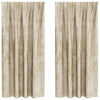 Vidaxl velvet gordijnen met gordijnen 2 pcs crème 175 x 140 cm fluweel