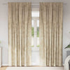 VidaXL cortinas de terciopelo con cortinas 2 piezas crema 245 x 140 cm terciopelo