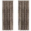 Vidaxl velvet gordijnen 2 pcs cappuccino 245 x 140 cm fluweel
