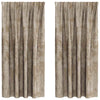 Vidaxl velvet gordijnen 2 pcs champagne 175 x 140 cm fluweel