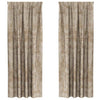 Tende in velluto VidaXL 2 pezzi champagne 260 x 140 cm velluto