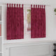 Tende in velluto VidaXL 2 pezzi rosso vino 140 x 140 cm velluto