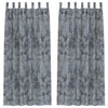 Tende in velluto VidaXL 2 pezzi grigio argento 260 x 140 cm velluto