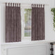 Tende in velluto VidaXL con tende 2 pezzi marrone 175 x 140 cm velluto