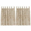 Vidaxl velvet gordijnen met gordijnen 2 pcs crème 140 x 140 cm fluweel