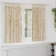 Tende in velluto VidaXL con tende 2 pezzi crema 175 x 140 cm velluto