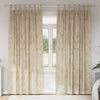 Vidaxl velvet gordijnen met gordijnen 2 pcs crème 260 x 140 cm fluweel