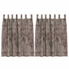 Vidaxl velvet gordijnen 2 pcs cappuccino 140 x 140 cm fluweel