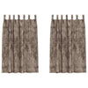 Vidaxl velvet gordijnen 2 pcs cappuccino 175 x 140 cm fluweel