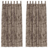 VidaXL cortinas de terciopelo 2 piezas capuchino 245 x 140 cm terciopelo