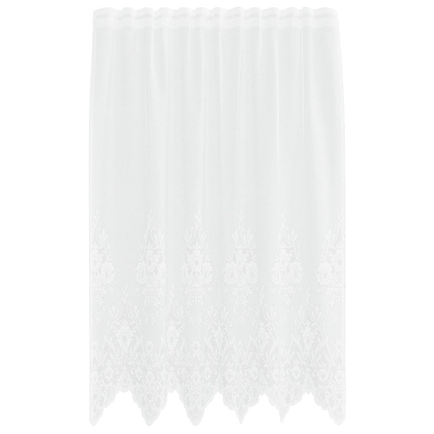Tenda in pizzo Vidaxx con tende bianche 150 x 160 cm in poliestere
