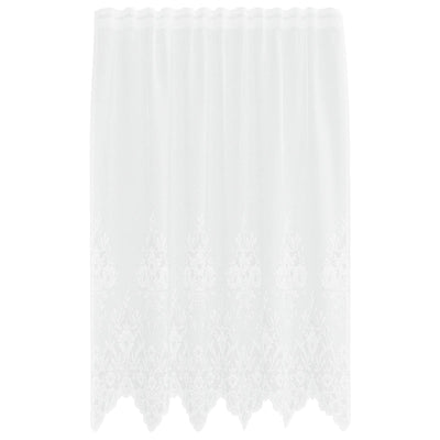 Vidaxl kantgordijn met gordijnen wit 150 x 160 cm polyester