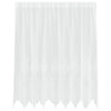 Vidaxx cortina de encaje con cortinas flores blanco 180 x 200 cm poliéster