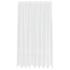 Vidaxx cortina de encaje con cortinas flores blanco 245 x 200 cm poliéster