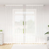 Vidaxl kantgordijn met gordijnen bloemen wit 300 x 200 cm polyester