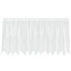 Vidaxx cortina de encaje con cortinas flores blanco 120 x 300 cm poliéster