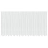 Vidaxx cortina de encaje con cortinas flores blanco 200 x 750 cm poliéster