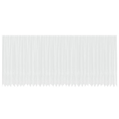 Vidaxl kantgordijn met gordijnen wit 900 x 240 cm polyester