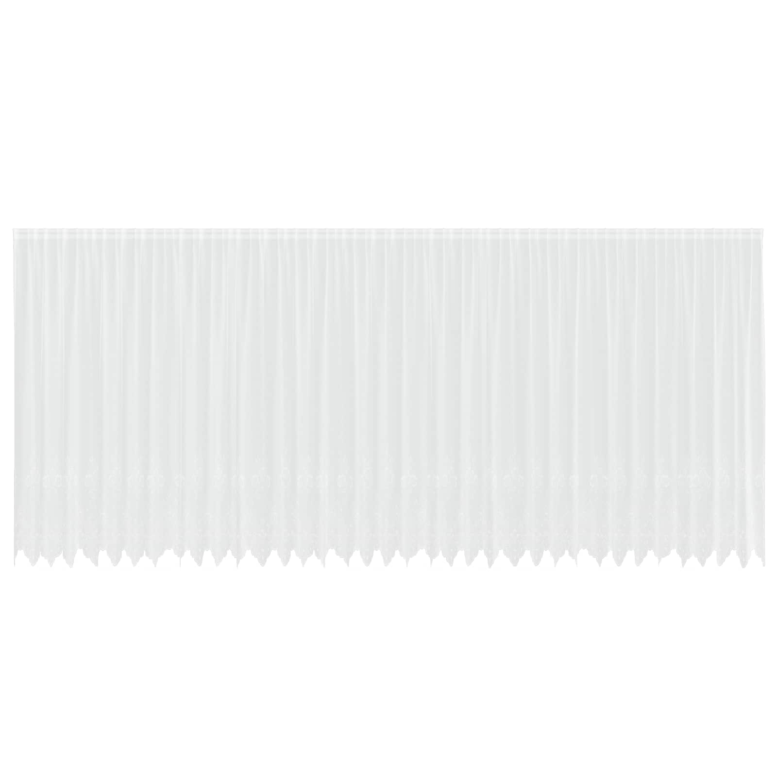 Vidaxl kantgordijn met gordijnen wit 900 x 240 cm polyester