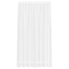 Tenda in pizzo Vidaxx con tende fiori bianchi 200 x 200 cm poliestere