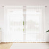 Vidaxx cortina de encaje con cortinas flores blanco 245 x 200 cm poliéster