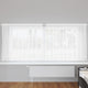 Vidaxx cortina de encaje con cortinas flores blanco 160 x 300 cm poliéster