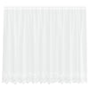 Vidaxl kantgordijn met gordijnen bloemen wit 160 x 300 cm polyester