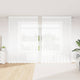 Vidaxl kantgordijn met gordijnen bloemen wit 280 x 300 cm polyester