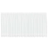 Vidaxx cortina de encaje con cortinas flores blanco 160 x 500 cm poliéster