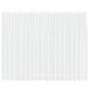 Vidaxx cortina de encaje con cortinas flores blanco 200 x 500 cm poliéster