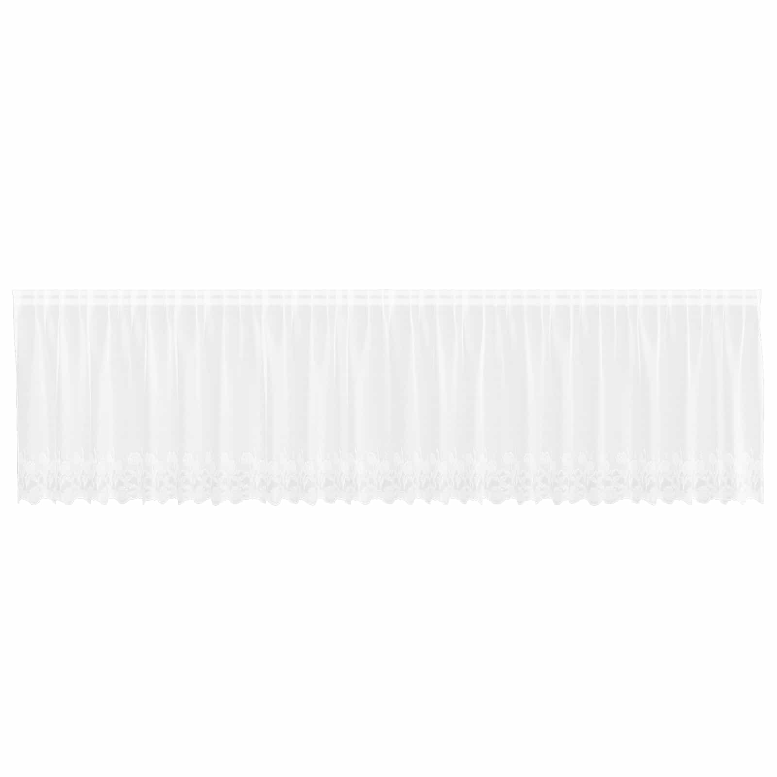 Vidaxx cortina de encaje con cortinas blanco 600 x 100 cm poliéster