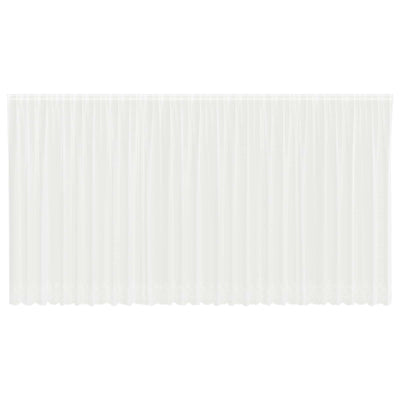 Vidaxl kantgordijn met gordijnen wit 750 x 240 cm polyester