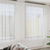 Tenda in pizzo Vidaxx con tende fiori bianchi 280 x 750 cm poliestere