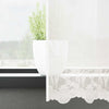 Tenda in pizzo Vidaxx con tende bianche 900 x 140 cm in poliestere