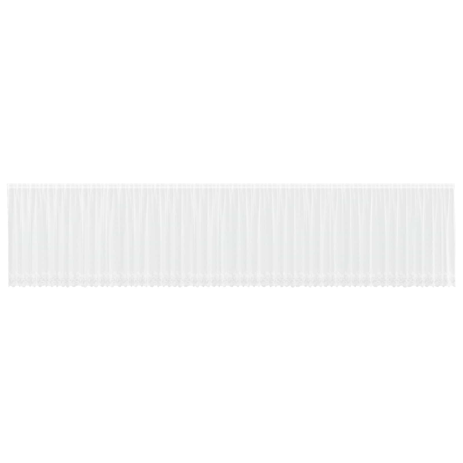 Vidaxx cortina de encaje con cortinas blanco 1200 x 140 cm poliéster