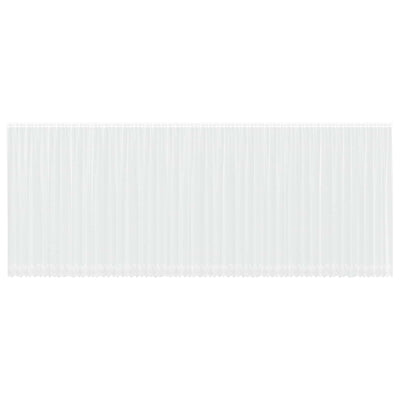 Vidaxl kantgordijn met gordijnen wit 1200 x 300 cm polyester
