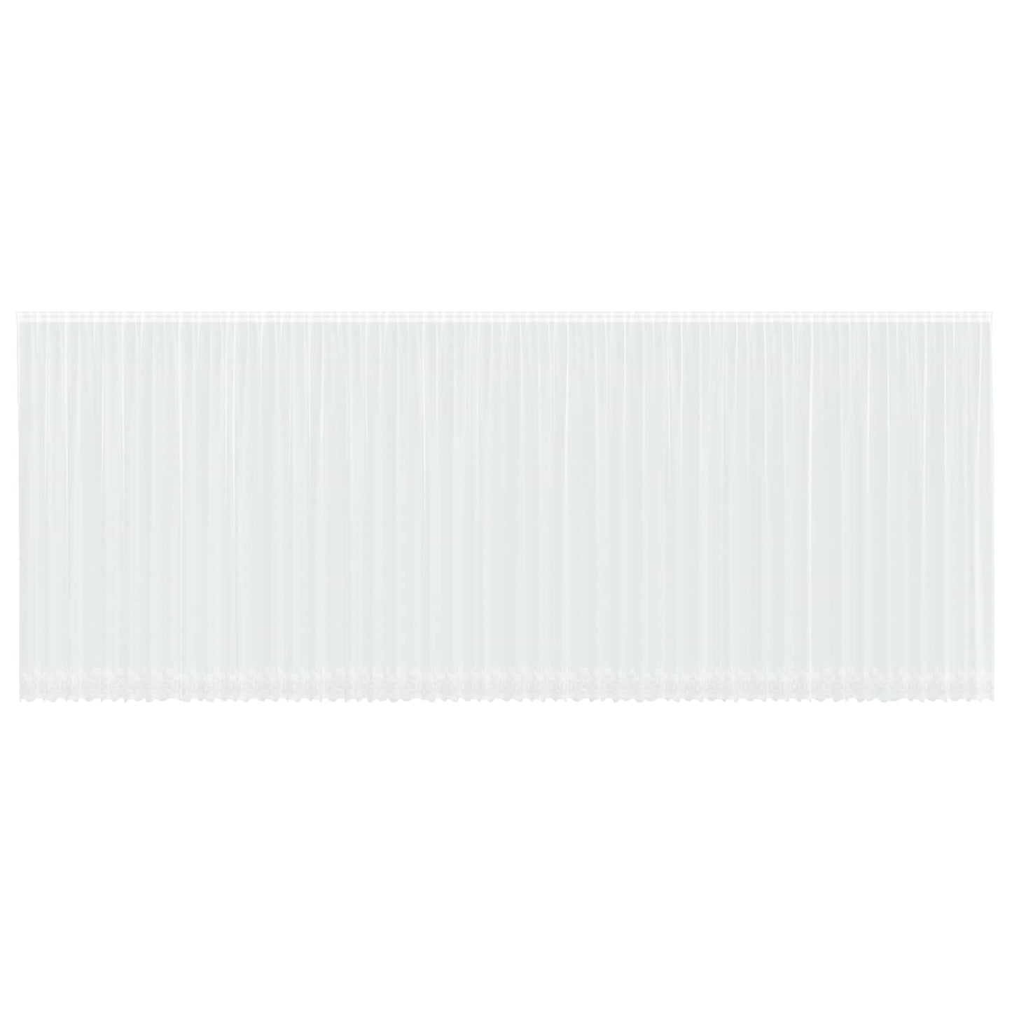 Vidaxl kantgordijn met gordijnen wit 1200 x 300 cm polyester
