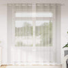 Vidaxl voile gordijn met gordijnen 2 pcs crème 245 x 140 cm polyester