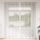 Vidaxl cortina de gasa con cortinas 2 piezas crema 245 x 140 cm poliéster