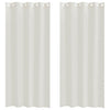 Vidaxl voile gordijn met gordijnen 2 pcs crème 245 x 140 cm polyester