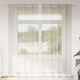Vidaxl cortina de voile con cortinas 2 piezas arena 245 x 140 cm poliéster