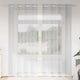 Vidaxl voile gordijn 2 pcs lichtgrijs 245 x 140 cm polyester